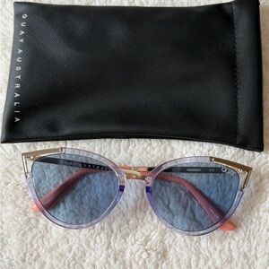 Quay Australia Hearsay Purple Sunglasses
